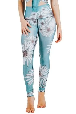 Flower Child Printed Yoga Leggings -Yoga Democracy FlowerChild 1103 front1 e9b03416 0cfe 4577 b6ac 533a469a206c