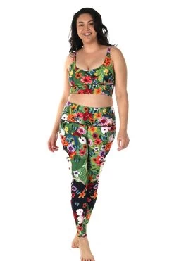 Kahlo Printed Yoga Leggings -Yoga Democracy PLUS SIZE 11