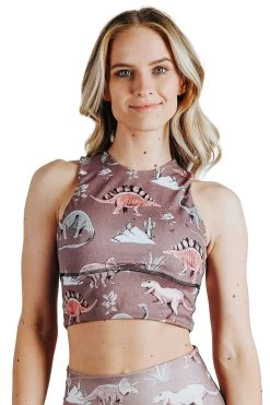 Free Range Sports Bra In Stokasaurus